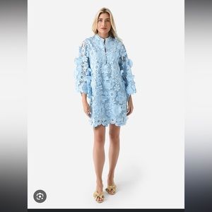 J Marie seraphina dress in blue, size small. Worn once and dry cleaned.